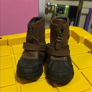 Polo Ralph Lauren Kids' Brown and Black Adventure Boots